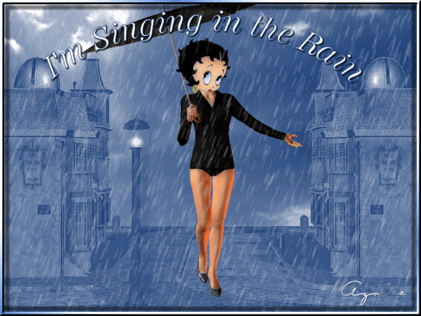 je chante sous la pluie