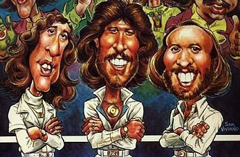 Les Bee Gees caricature